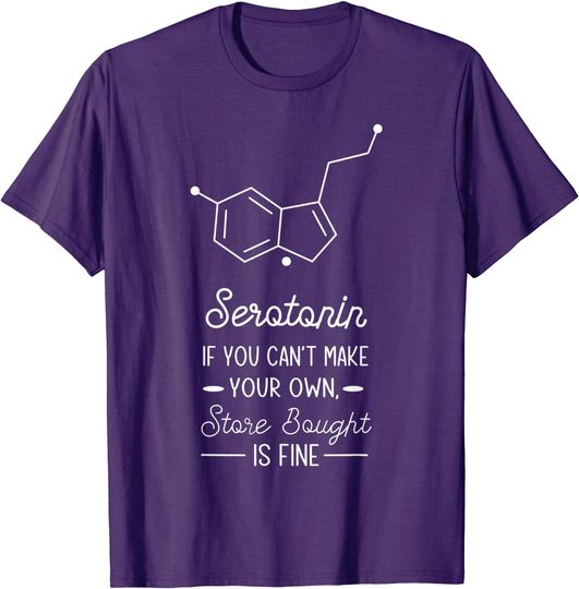 Discover Depression Merch T-Shirt Serotonin