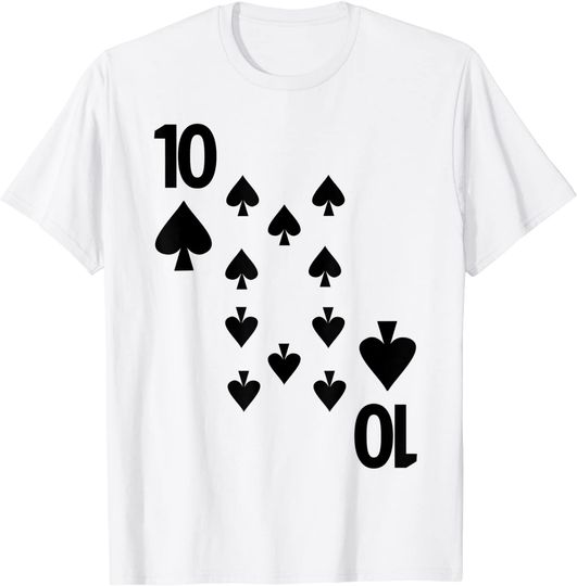Discover 10 Of Spades T-Shirt Halloween Costume