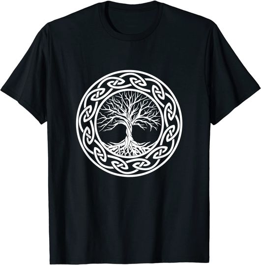 Discover Yggdrasil Tree Of Life Viking Norse Celtic Pagan Symbol T-Shirt
