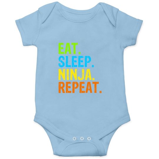 Discover Ninja Karate Eat Sleep Repeat Onesie