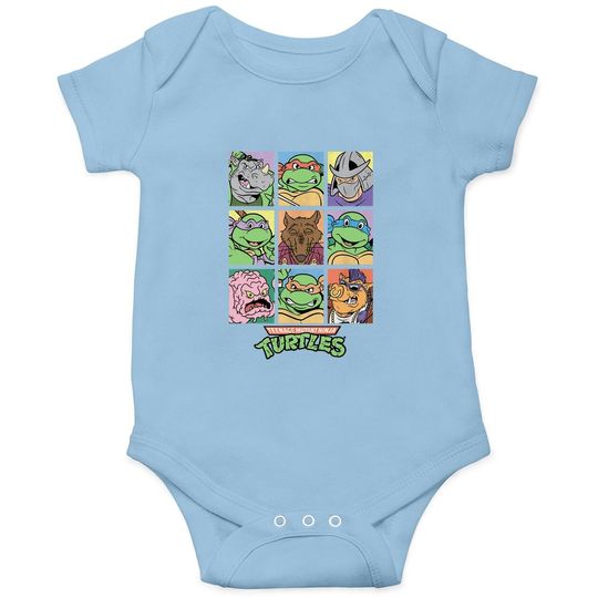 Discover All Characters Square Design Onesie