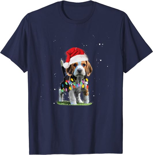 Discover Christmas Lights Beagle T-Shirt