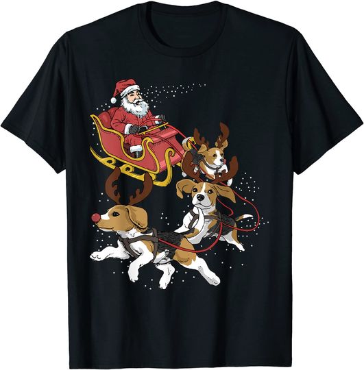 Discover Beagle Christmas T-Shirt