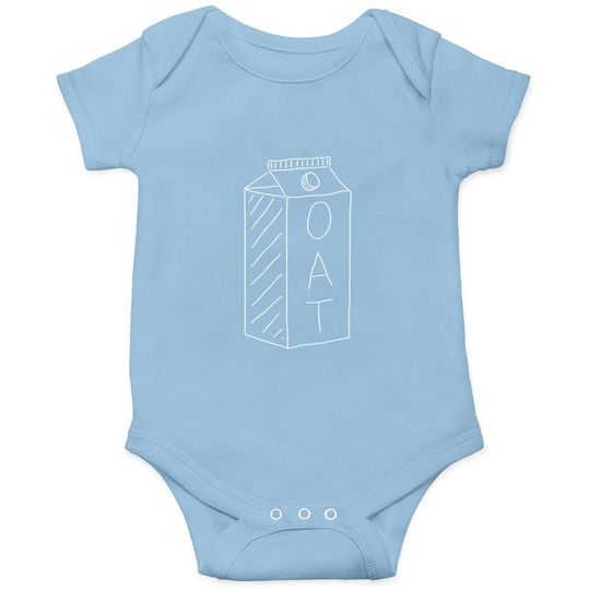 Discover Minimal Cartoon Oat Milk Apparel / Vegan & Vegetarian Onesie