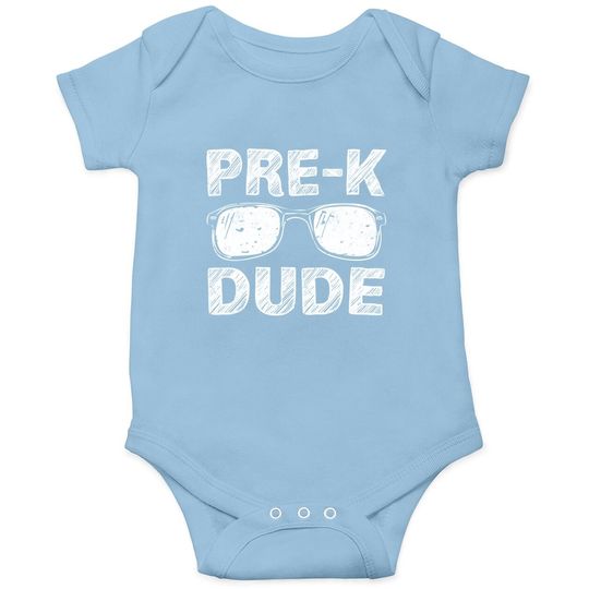 Discover Pre-k Dude First Day Of Preschool Back To School Onesie