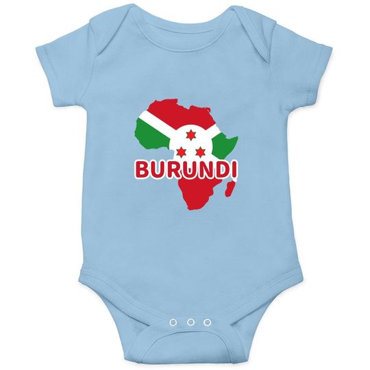 Discover Burundi Flag Africa Map Raised Fist Onesie