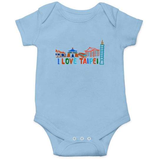 Discover I Love Taipei Onesie