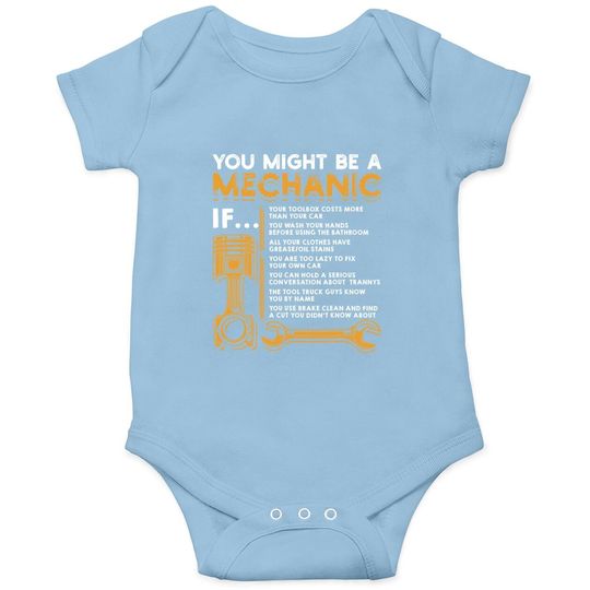 Discover You Might Be A Mechanic If Onesie