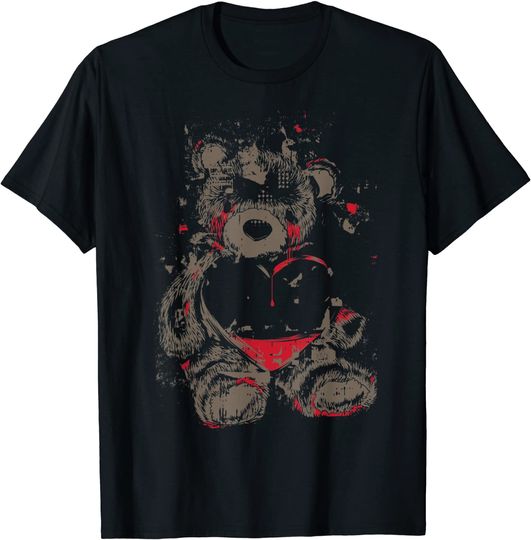 Discover Broken Hearted Teddy Bear Costume Cool Easy Halloween Gift T-Shirt