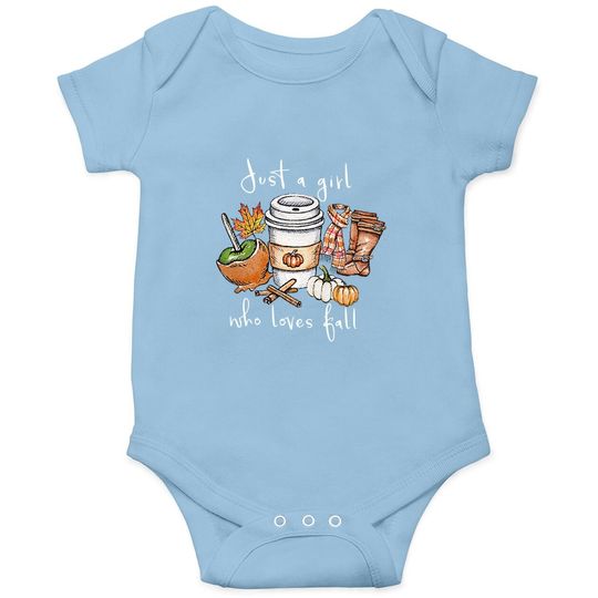 Discover Just A Girl Who Loves Fall Onesie