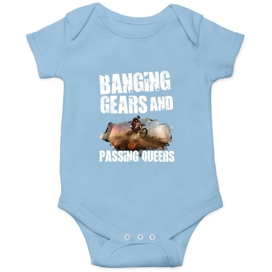 Discover Motocross Banging Gears And Passing Queers Onesie