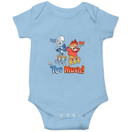 Discover Miser Brothers Too Much! Onesie