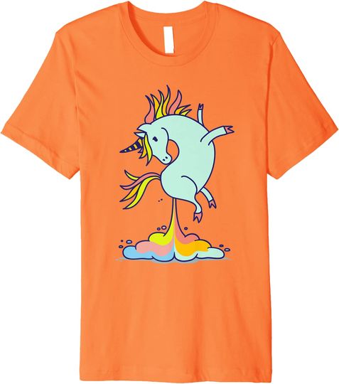 Discover Rainbow Poop T-shirt Funny T-Shirt Magical Rainbow