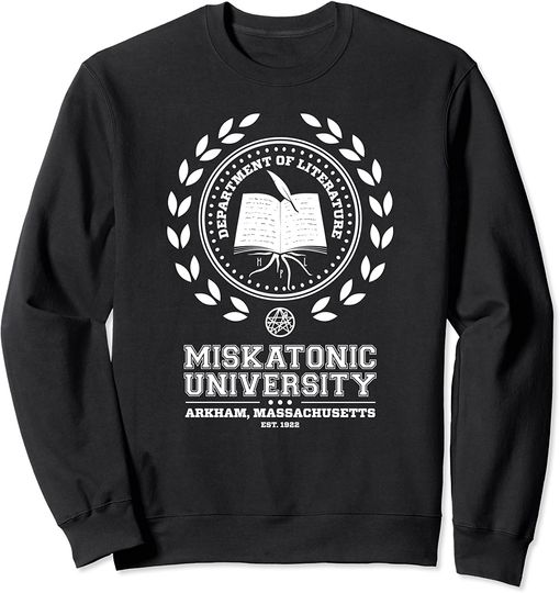Discover Miskatonic University Cthulhu Mythos Necronomicon Sweatshirt