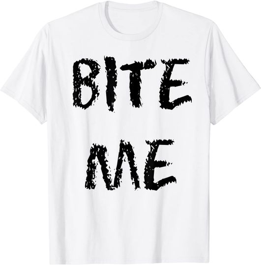 Discover Bite Me T-Shirt Bite Me Funny Novelty