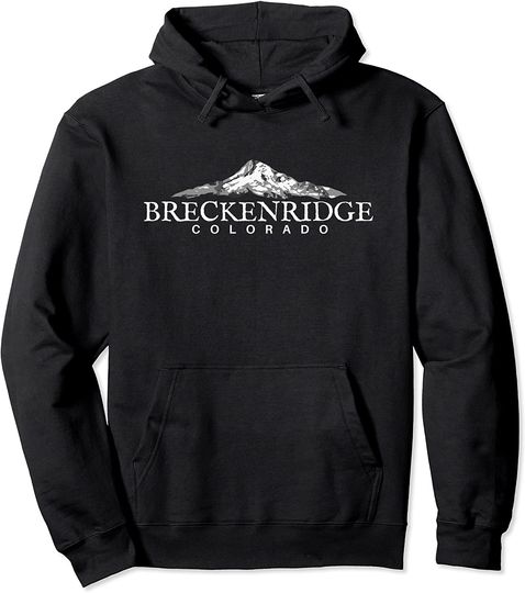 Discover Breckenridge CO Hoodie, Colorado Mountain Town Pullover