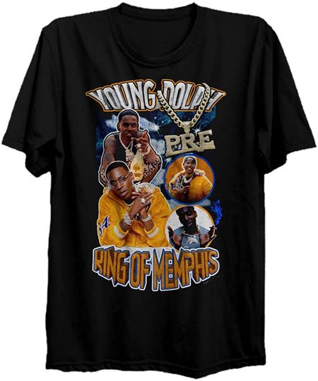 Discover Young Dolph Vintage Design Artwork T Shirt