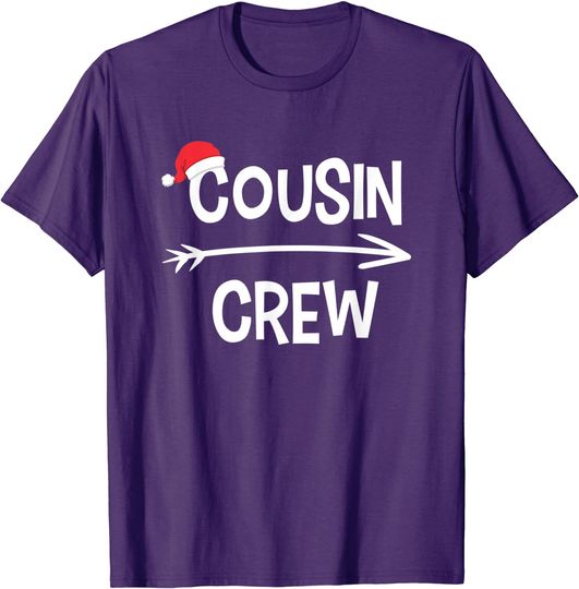 Discover Cousin Crew Xmas Family Reunion Christmas Relatives T-Shirt