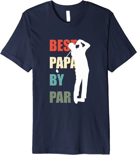 Discover Golf Best Papa by Par Golfer Dad T-Shirt