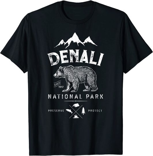 Discover Denali National Park and Preserve T Shirt