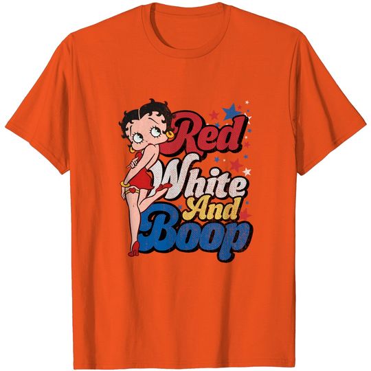 Discover Red White And Boop Betty Boop T-Shirts