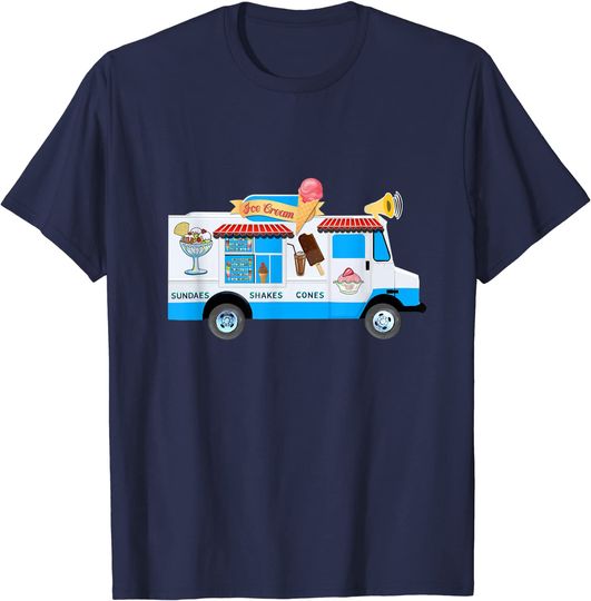 Discover Ice Cream Truck Nostalgic T-Shirt