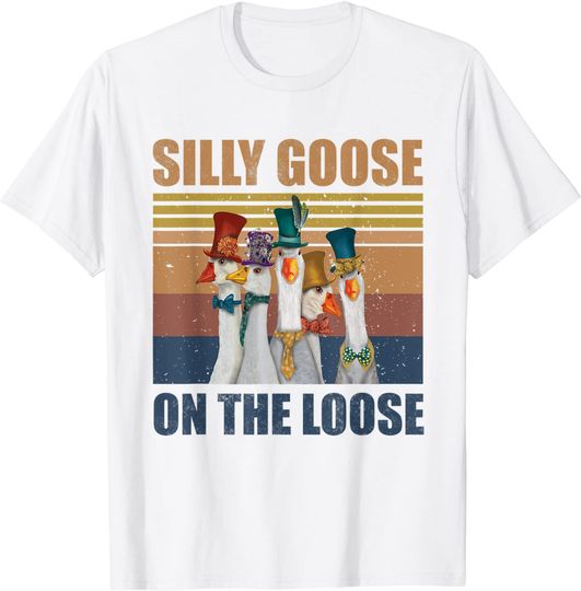Discover Funny Silly Goose On The Loose T-Shirt