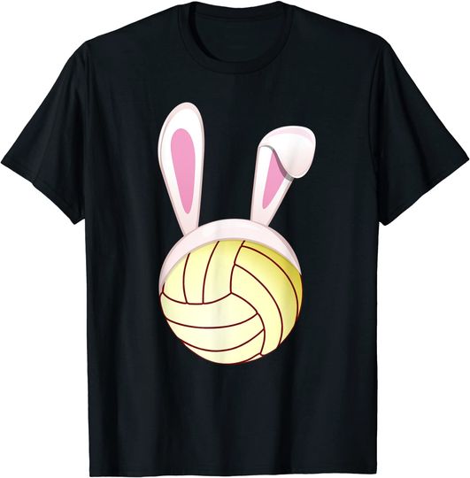 Discover Bunny With Ears T-Shirt Volleyball Easter Bunny Ears Rabbit Spring Holiday Player