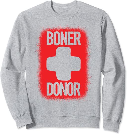 Discover Boner Donor Lazy Halloween Costume Funny Sweatshirt