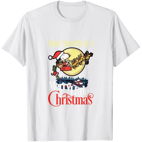 Discover Have Yourself A Merry Little Christmas Snoopy Dog T-Shirts