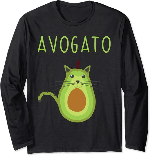 Discover Avogato Cinco De Mayo Gift Cinco De Meow Cat Avocado Long Sleeve