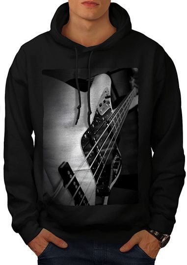 Discover Bass Guitar Jazz Mens Hoodie Instrument Hooded Sweatshirt