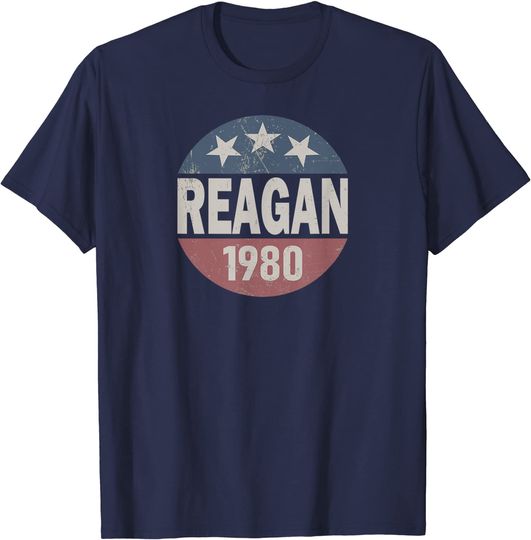 Discover Vintage Ronald Reagan 1980 T-Shirt