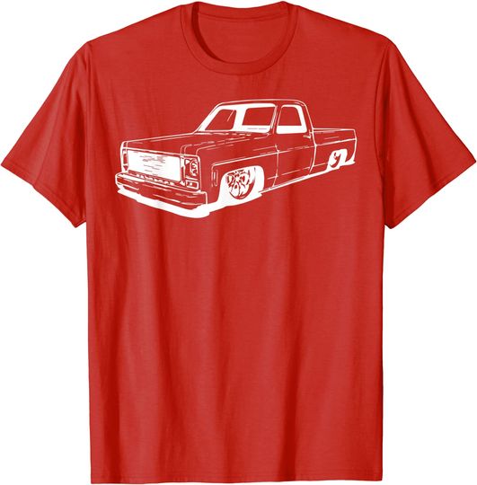 Discover Vintage 73-87 Mini C10 Truck Slammed Graphic T-Shirt