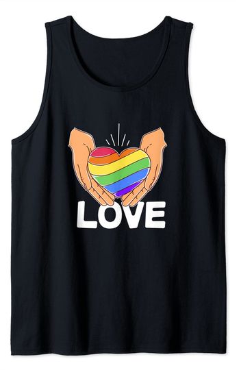 Discover LGBT Pride Gay Rainbow Flag Gift For Gays & Lesbian Tank Top