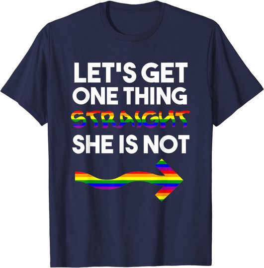 Discover Gay Couple Matching Outfit Lesbian Couple Pride LGBTQ Gifts T-Shirt