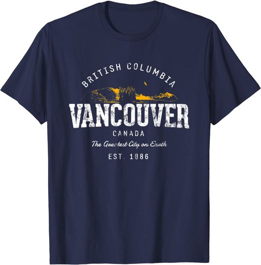 Discover Canada Vacation Souvenir Vancouver T-Shirt