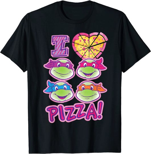 Discover Teenage Mutant Ninja Turtles I Love Pizza T-Shirt