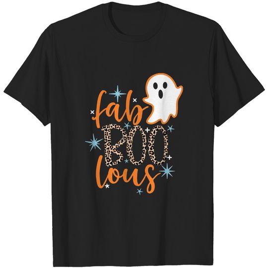 Discover Halloween Fab Boo Lous Leopard Ghost T Shirt