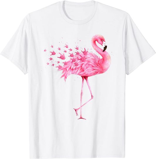 Discover Cute Flamingo I Love You ASL American Sign Language T-Shirt