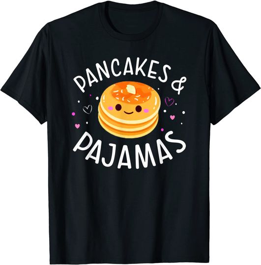 Discover Pancakes and Pajamas Cute Kawaii Slumber Party Morning Meme T-Shirt