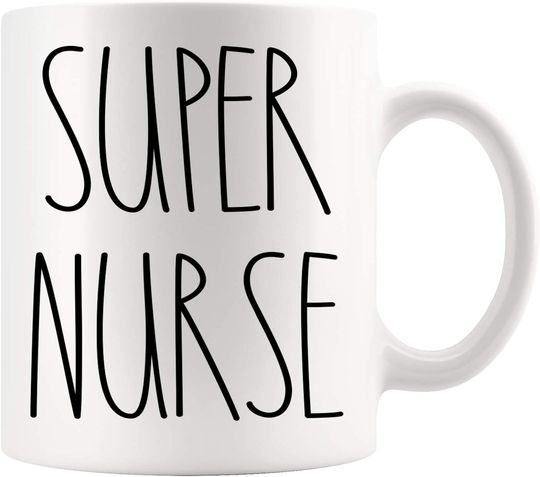 Discover Super Nurse Rae Dunn Style Coffee Mug