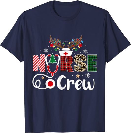 Discover Cute Nurse T-shirt Christmas Nurse Crew
