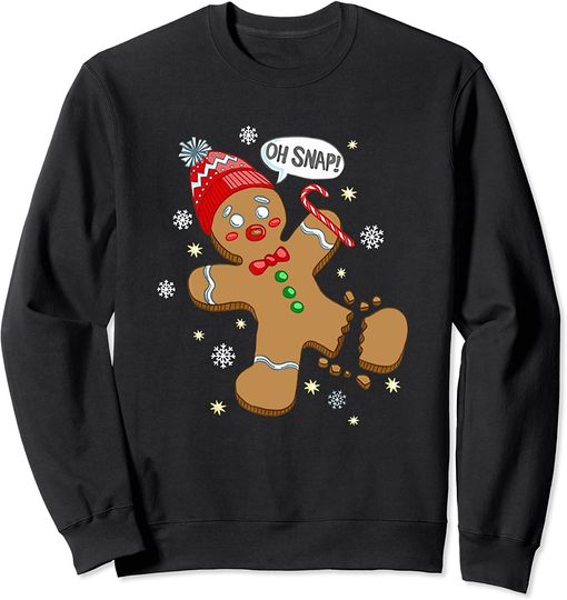 Discover Gingerbread Man Costume Sweatshirt Oh Snap Baking Team Christmas