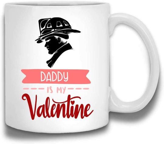 Discover Daddy Is My Valentine Mug
