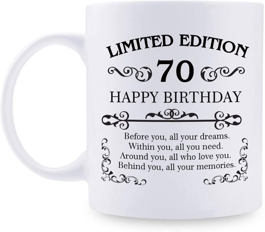 Discover 70th Birthday Gifts 70 Year Old Present Coffee Mug