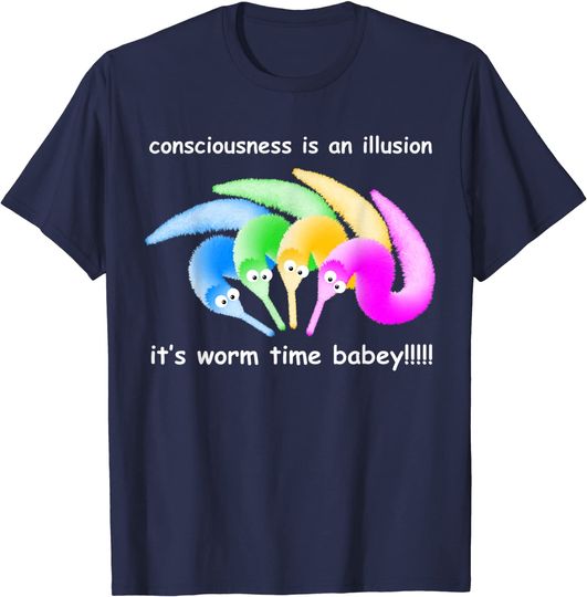 Discover Death is Inevitable Shirt, Magic Worm on a String Meme T-Shirt