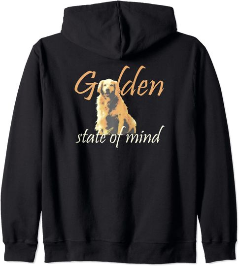 Discover Golden Retriever State of Mind Pullover Hoodie