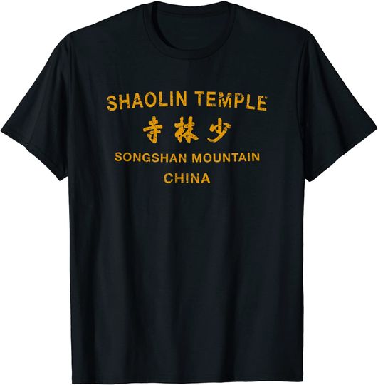 Discover Shaolin Temple Kung Fu Chinese Martial Arts Training T-Shirt