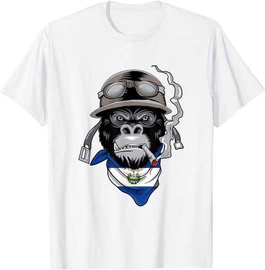 Discover El Salvador T-Shirt Gorilla